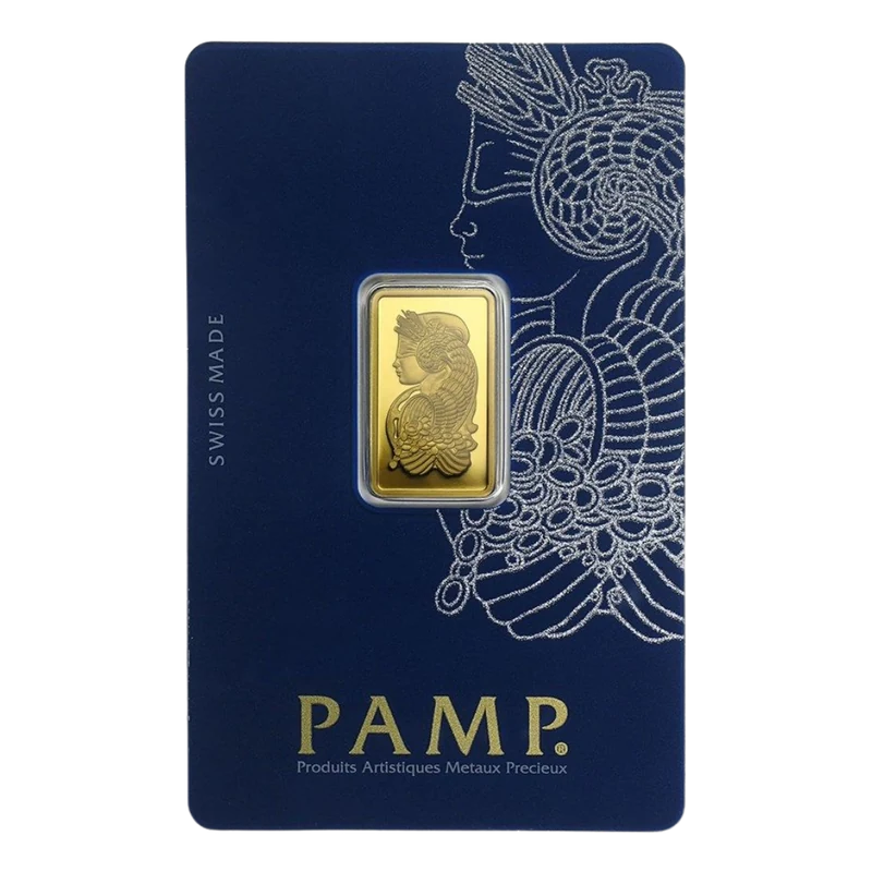 Lingote de oro PAMP Fortuna · Ref. 5 g