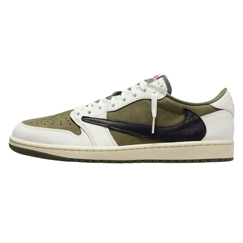 Travis Scott x Air Jordan 1 Low · Medium Olive