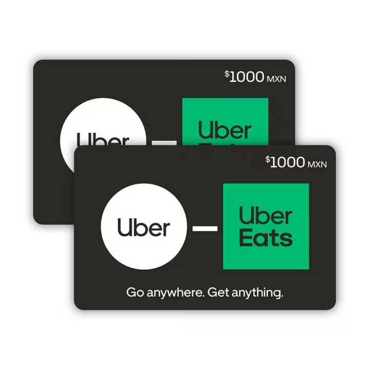 Tarjeta Uber / Uber Eats $2,000