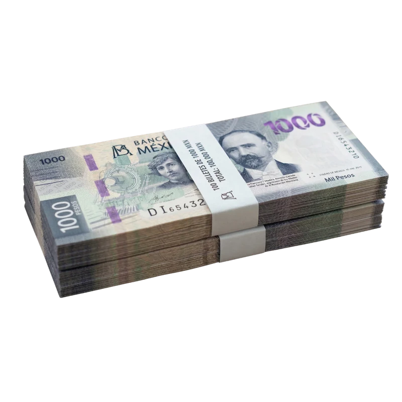 Fajo de billetes de $1,000