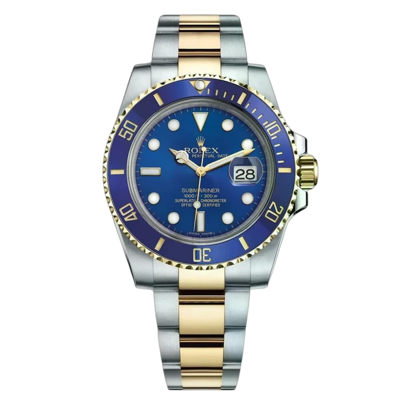 Rolex Submariner Date · Azul