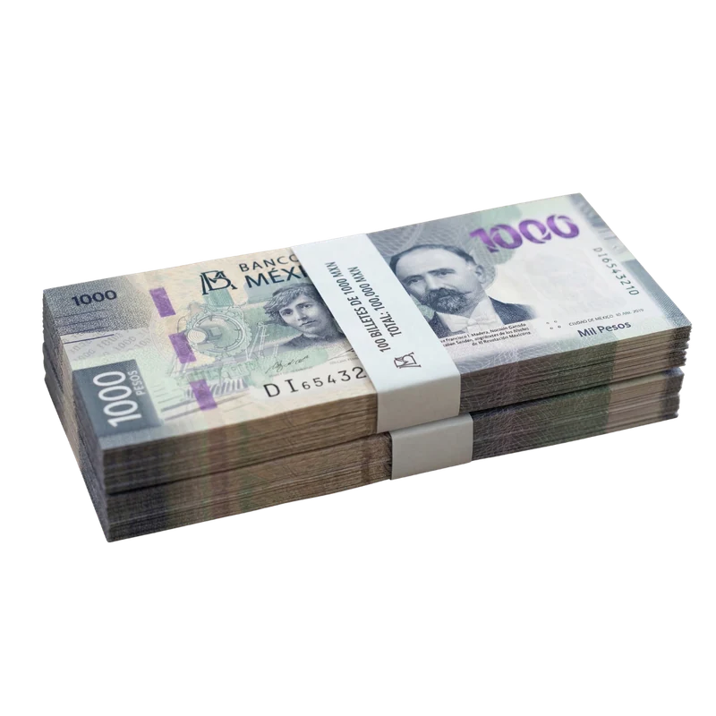 Fajo de billetes de $1,000